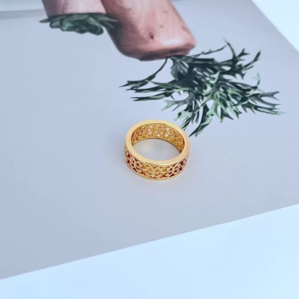 Tory Burch Hollow Letter Ring